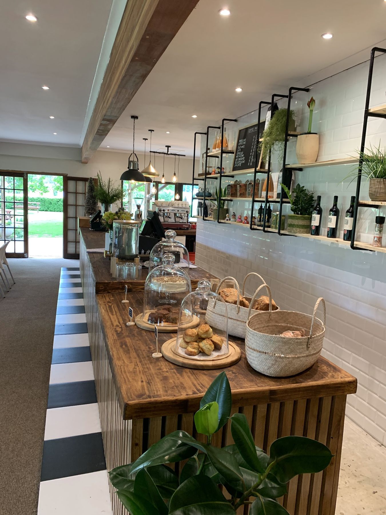 The dining room
